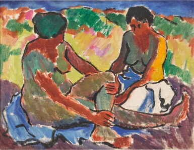 View full screen - View 1 of Lot 83. Badende (Bathers).