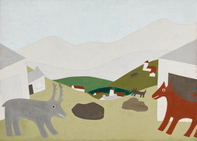 View full screen - View 1 of Lot 47. Illustration to a Children's Story (George and Rufus).