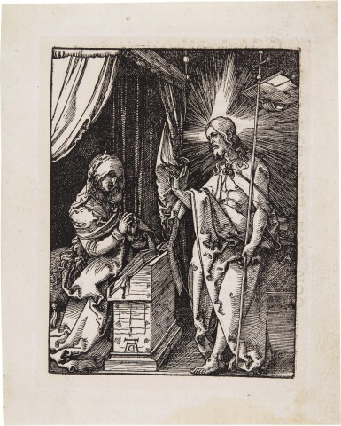 View full screen - View 1 of Lot 13. Christ Appearing to His Mother (B. 46; M., Holl. 155).