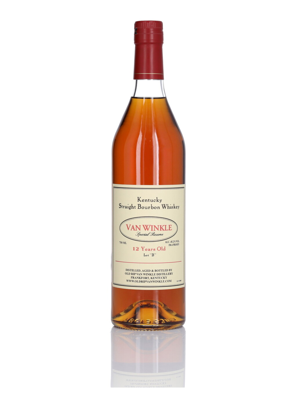 View full screen - View 1 of Lot 529. Van Winkle 12 Year Old Special Reserve Lot "B" 90.4 proof NV (1 BT 75cl).