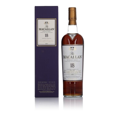 View full screen - View 1 of Lot 48. The Macallan 18 Year Old 43.0 abv 1987 (1 BT 75cl).