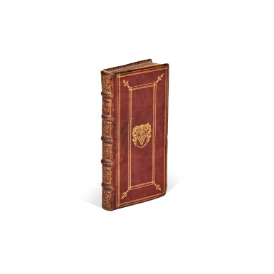 View full screen - View 1 of Lot 1152. Lucretius Carus, De rerum natura, Amsterdam, 1620, contemporary red morocco.