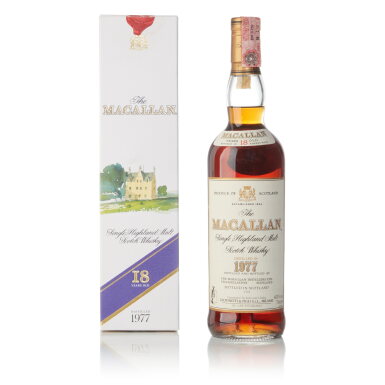 View full screen - View 1 of Lot 25. The Macallan 18 Year Old Sherry Oak 43.0 abv 1977 (1 Bottle 75cl).
