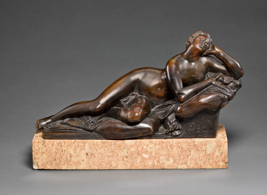 View full screen - View 1 of Lot 3. Reclining Nymph.