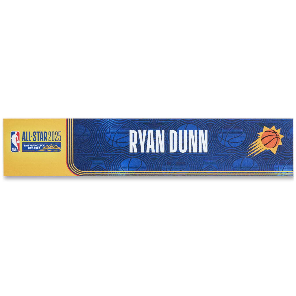 View full screen - View 1 of Lot 68. Ryan Dunn ‘NBA All-Star Weekend’ Locker Room Nameplate.