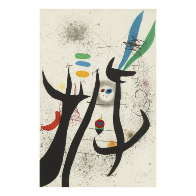 View full screen - View 1 of Lot 142. JOAN MIRÓ | LA FEMME ARBORESCENTE (D. 649).