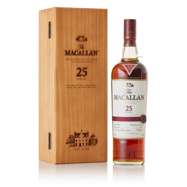 View full screen - View 1 of Lot 9288. The Macallan 25 Year Old Sherry Oak 43.0 abv NV (1 BT70).
