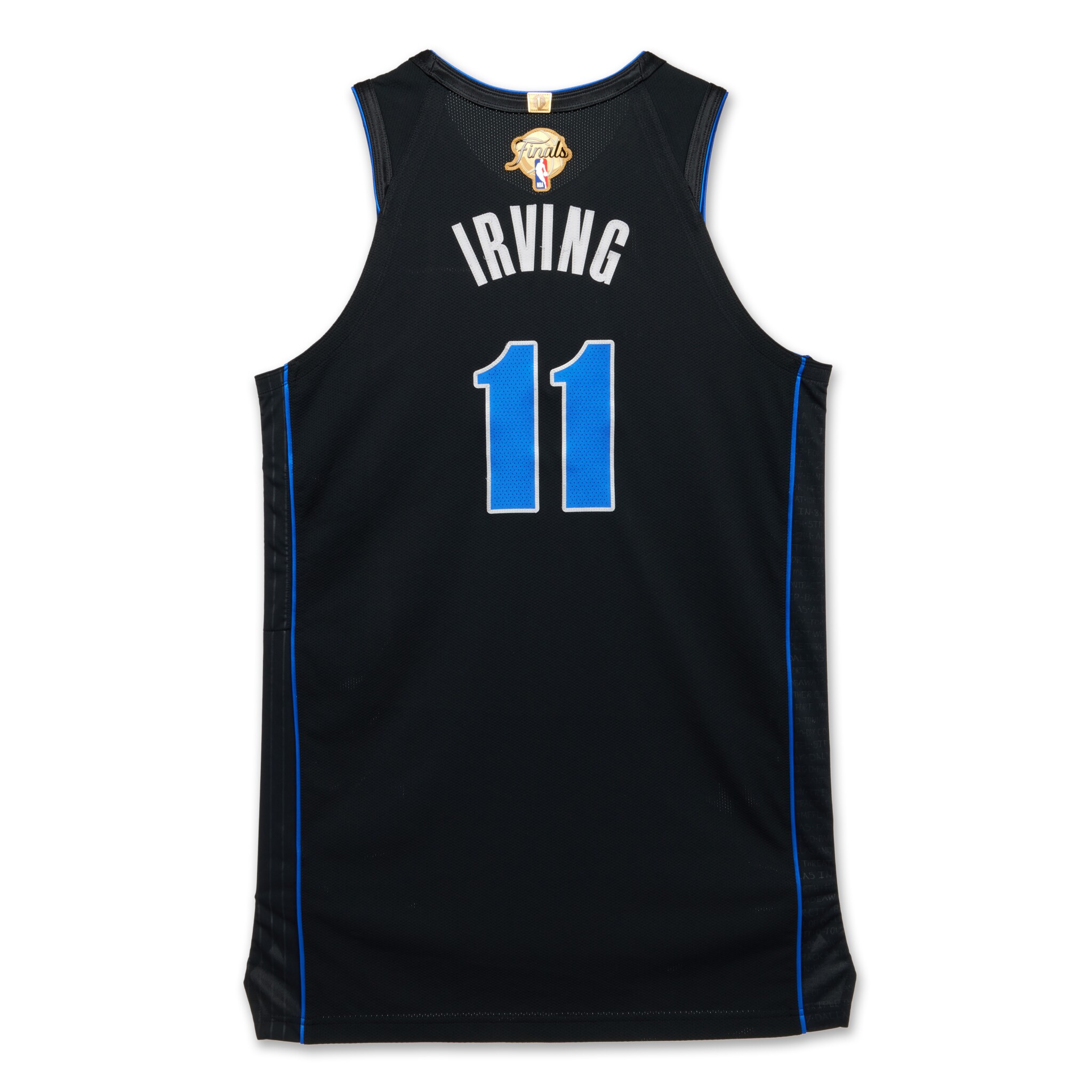 Kyrie Irving Dallas Mavericks 2024 NBA Finals Game Worn City Edition Kyrie Irving Dallas Mavericks 2024 NBA Finals Game Worn City Edition