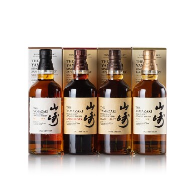 View full screen - View 1 of Lot 23. Yamazaki Tsukuriwake Limited Edition Set 48.0 abv NV (4 BTS 70cl).