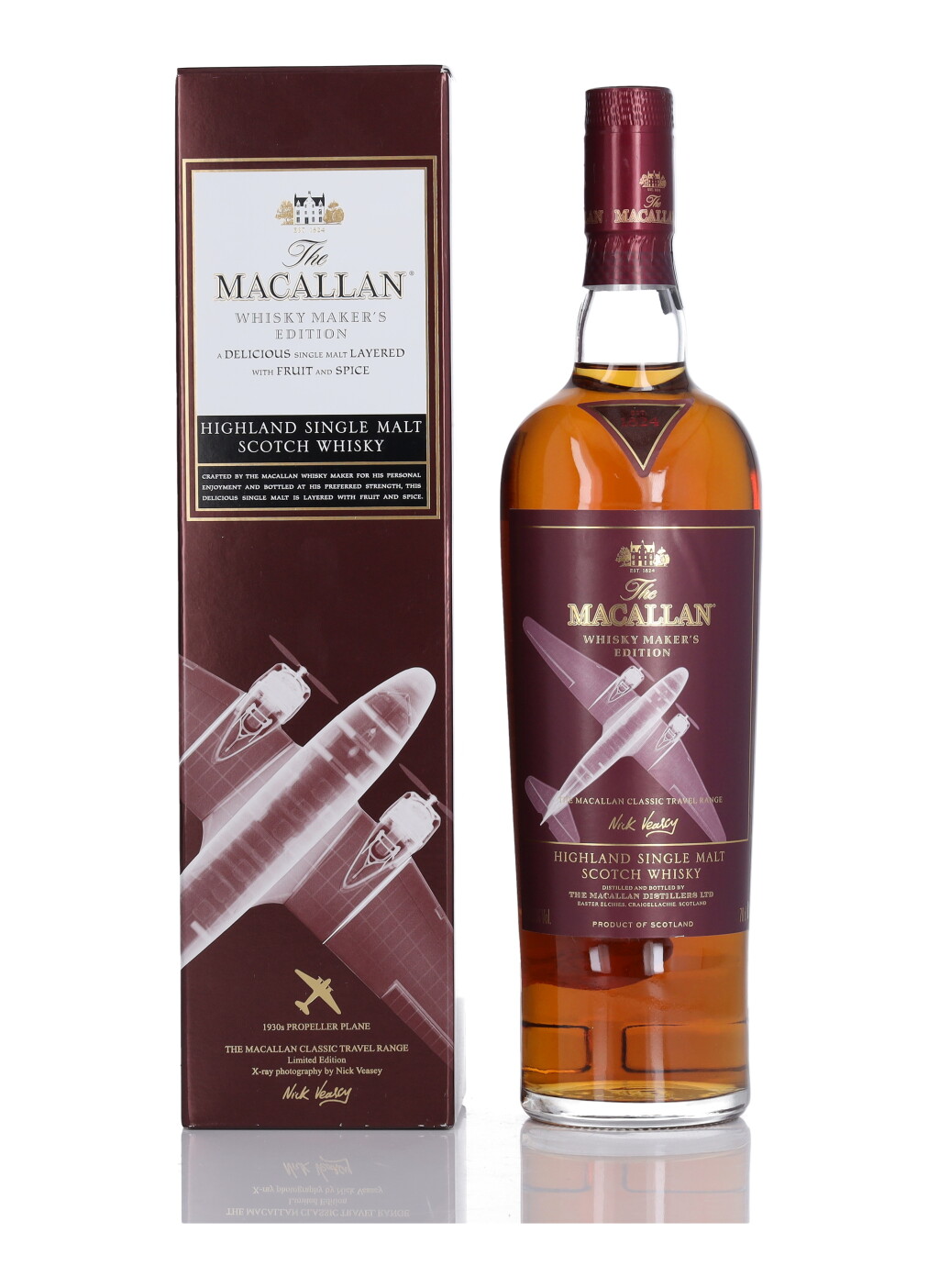 View full screen - View 1 of Lot 55. The Macallan Whisky Maker's Edition 42.8 abv NV (1 BT 70cl).
