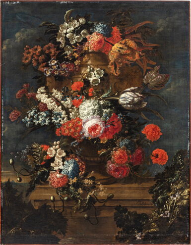 View full screen - View 1 of Lot 645. Floral still life.