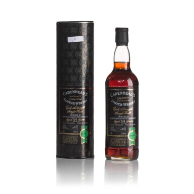 View full screen - View 1 of Lot 185. Macallan Glenlivet Cadenhead's Authentic Collection 15 Year Old 56.6 abv 1987 (1 BT70).