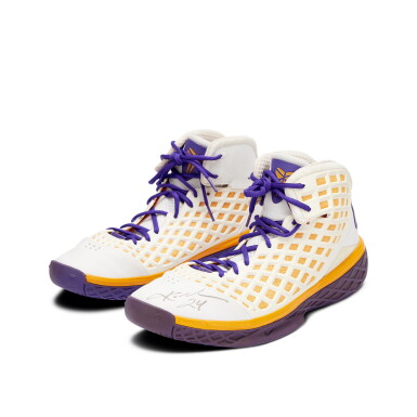 View full screen - View 1 of Lot 120. Kobe Bryant Signed Nike Kobe III Sample Sneakers | Size 14.