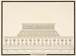 THE TOMB OF MUMTAZ MAHAL IN THE TAJ MAHAL, INDIA, AGRA, COMPANY SCHOOL, CIRCA 1815