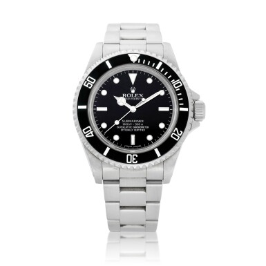 View full screen - View 1 of Lot 8064. Submariner, Reference 14060M | A stainless steel wristwatch with bracelet, Circa 2011 | 勞力士 | Submariner 型號14060M | 精鋼鏈帶腕錶,約2011年製.