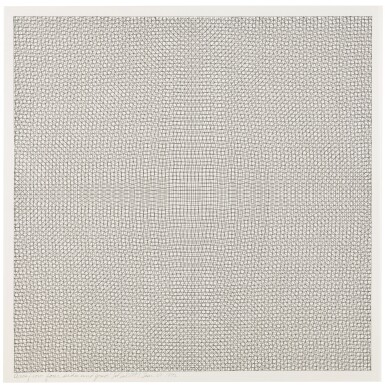 View full screen - View 1 of Lot 252. SOL LEWITT | ARCS FROM FOUR SIDES AND GRID.