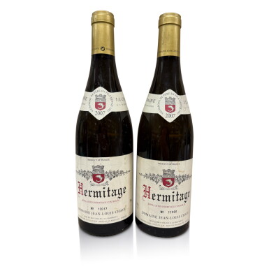View full screen - View 1 of Lot 520. Hermitage Blanc 2007 Jean-Louis Chave (2 BT).