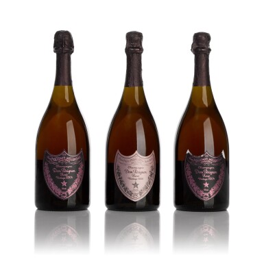 View full screen - View 1 of Lot 546. Dom Pérignon 2000 and 2004 (3 BT).