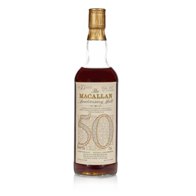 View full screen - View 1 of Lot 1. The Macallan 50 Year Old Anniversary Malt 38.6 abv 1928 (1 BT 75cl).