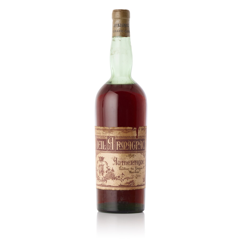 View full screen - View 1 of Lot 6712. Chuteau de Faugin Vintage Armagnac 1909 (1 LITR).