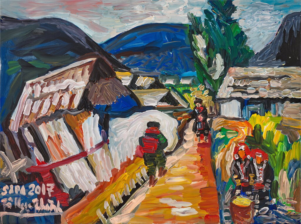 View full screen - View 1 of Lot 562. To Ngoc Thanh | Path to Xin Chai Village, Sa Pa, Vietnam 通往越南,沙壩市鎮,辛盖村的道路.