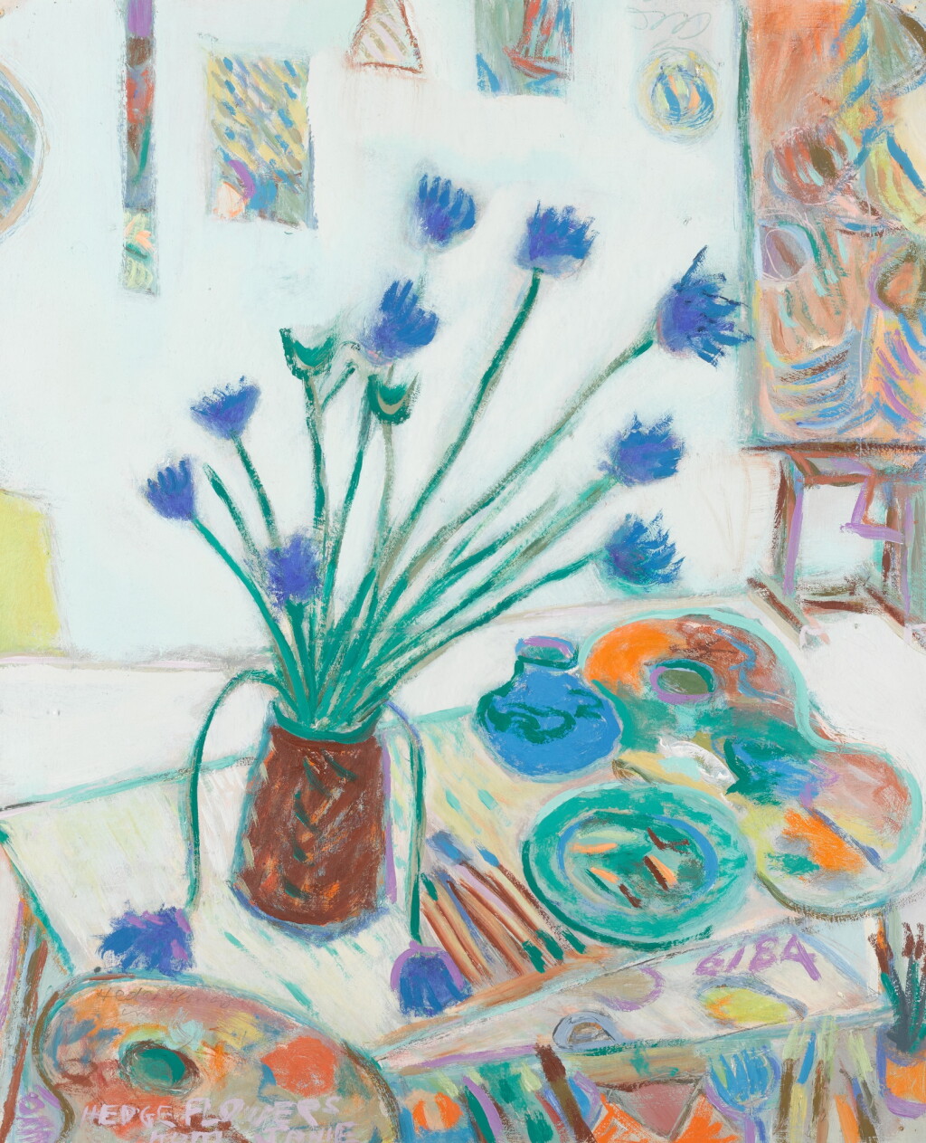 View full screen - View 1 of Lot 111. Hedge Flowers from Janie.
