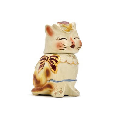 View full screen - View 1 of Lot 1503. An American pottery jar and cover, Shawnee Pottery, 20th century.