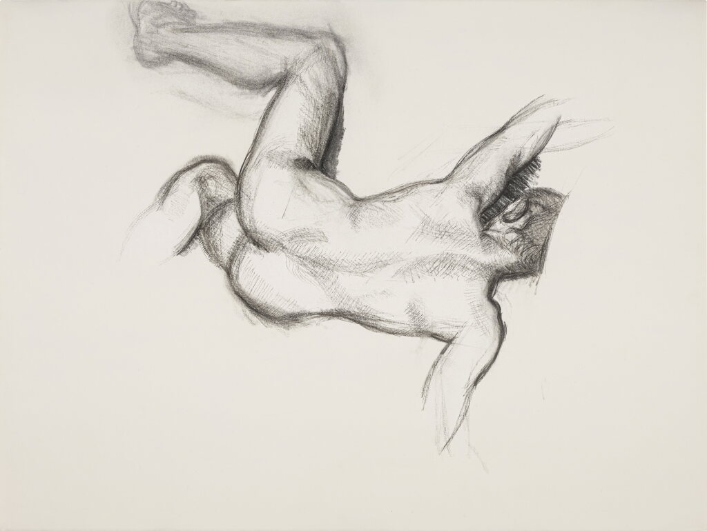View full screen - View 1 of Lot 225. Naked Man on a Sofa .