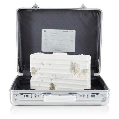 View full screen - View 1 of Lot 13. Eroded Attaché Case White, 2019.