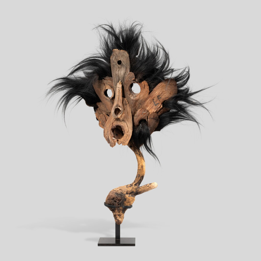 View full screen - View 1 of Lot 434. Black Scarecrow Mask.