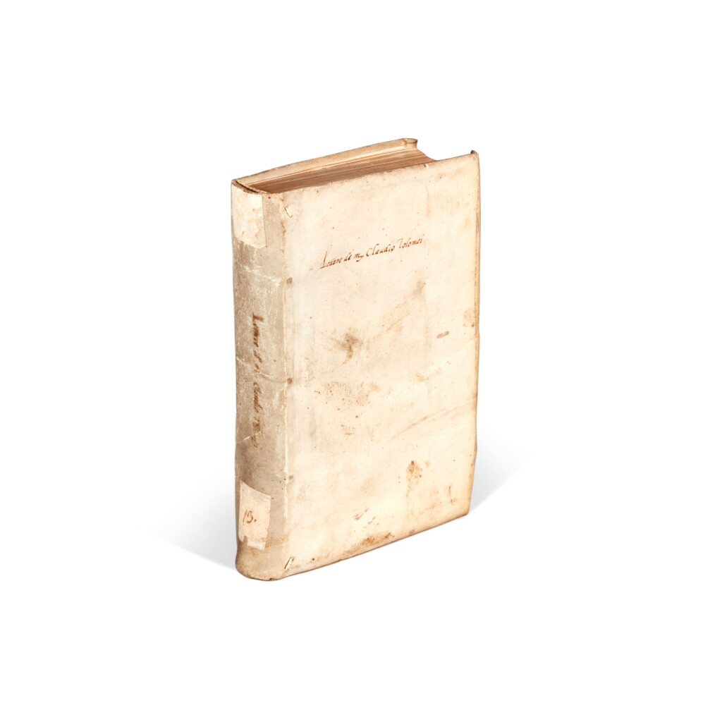 View full screen - View 1 of Lot 1856. Tolomei, De le lettere libri sette, Venice, 1550, contemporary limp vellum for a member of the Fugger family.