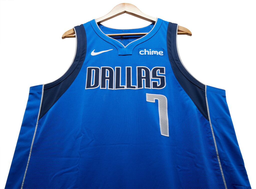 View full screen - View 1 of Lot 21. Dwight Powell Dallas Mavericks 2023-2024 Game Worn Icon Edition Jersey.