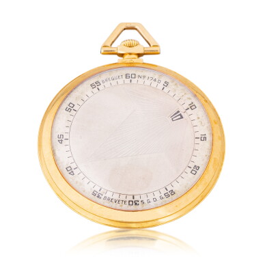 View full screen - View 1 of Lot 1050. Montre en or jaune avec heure sautantes et cadran tournant | Yellow gold jumping hour watch with rotating dial Vers 1927 | Circa 1927.