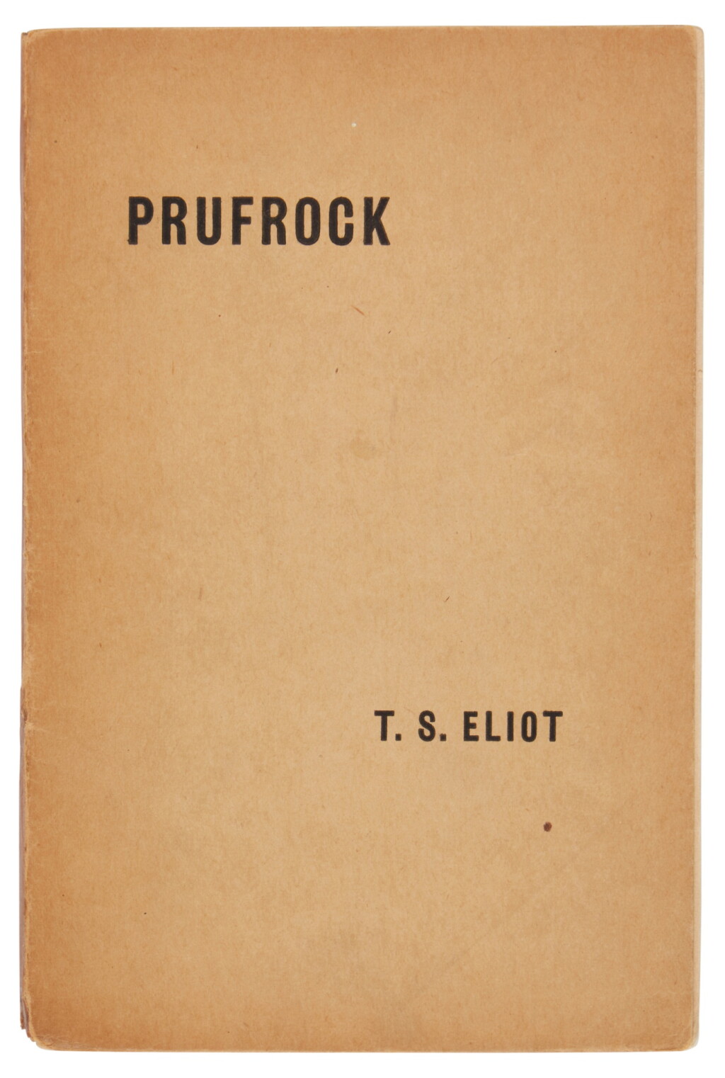 View full screen - View 1 of Lot 1187. Eliot, T. S. | First edition of Eliot's first book.