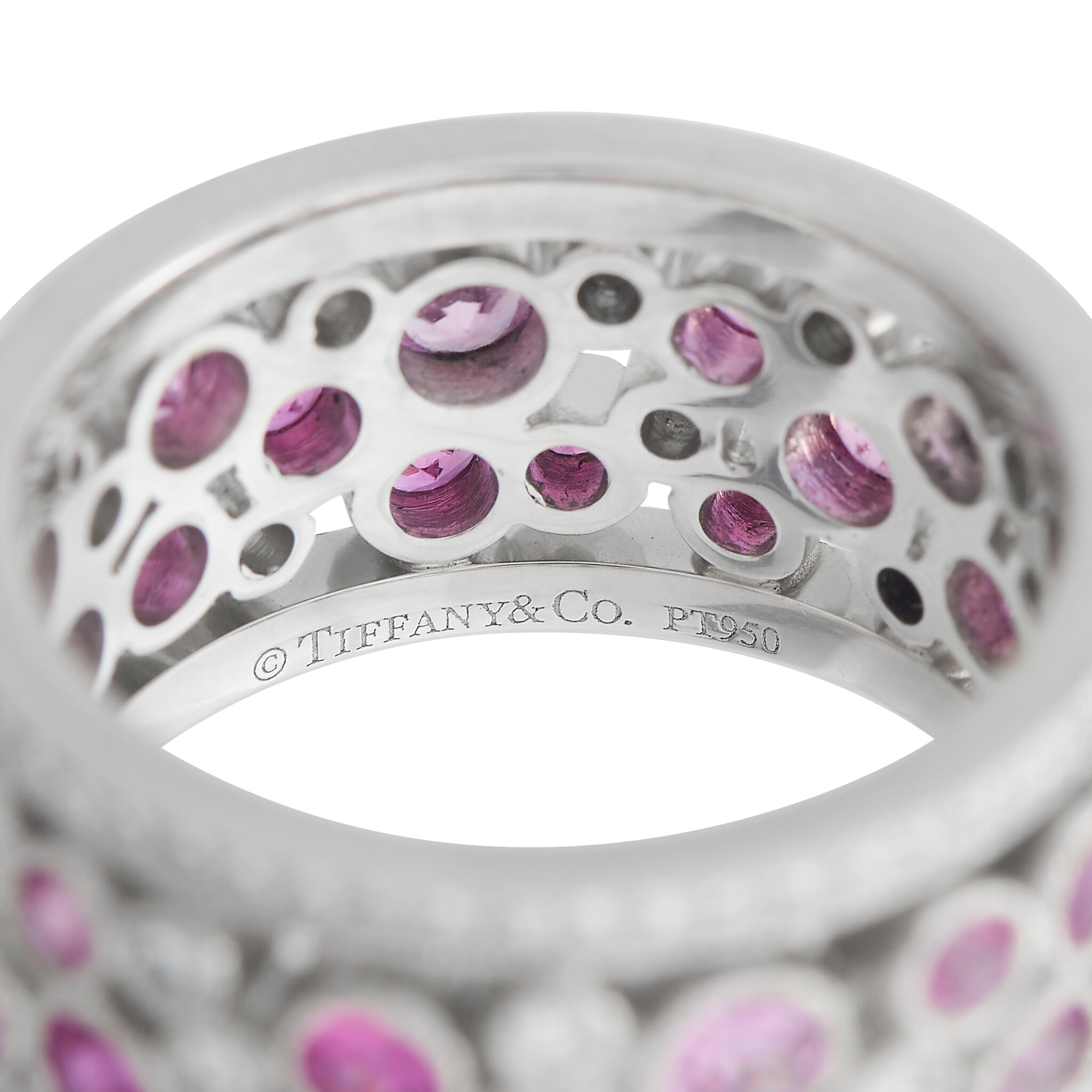 Tiffany Platinum, Ruby, Pink Sapphire And Diamond