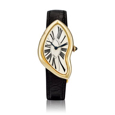 View full screen - View 1 of Lot 8015. Crash | A limited edition yellow gold wristwatch, Circa 1991 | 卡地亞 | Crash | 限量版黃金腕錶,約1991年製.