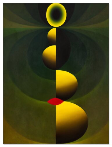 View full screen - View 1 of Lot 1231. Loie Hollowell 洛伊・霍洛韋爾 | Lady in Green 綠衣女郎.