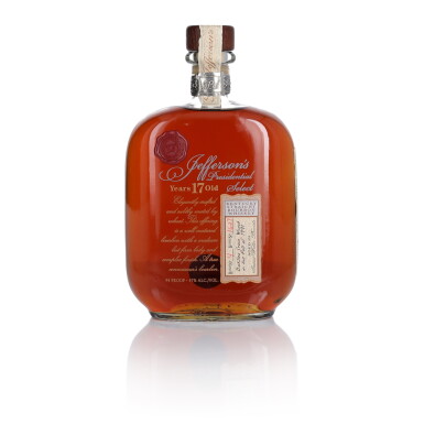 View full screen - View 1 of Lot 1143. Jefferson's Presidential Select Bourbon 17 Year Old 94 proof 1991 (1 bt 75cl).