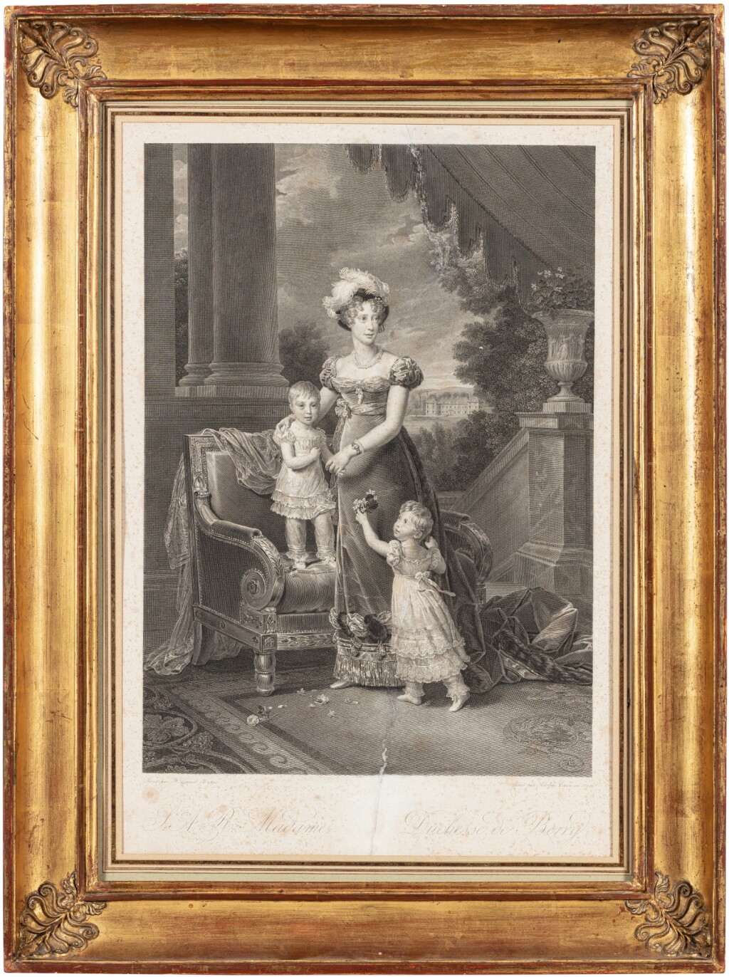 View full screen - View 1 of Lot 864. A set of three engraving, mid-19th century | Ensemble de trois gravures, milieu du XIXe siècle.