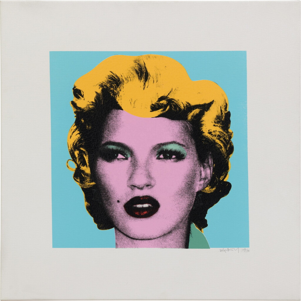 View full screen - View 1 of Lot 1128. Banksy 班克斯 | Kate Moss 凱特・摩斯.
