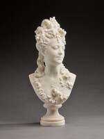 Bust of a Woman with Roses