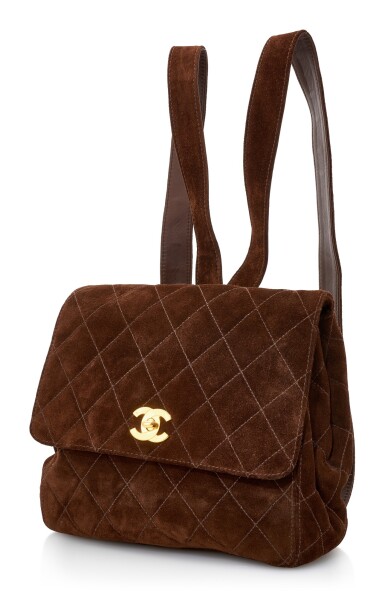 chanel brown leather backpack (Pre-Owned) Chanel CHANEL Coco Mark Leather