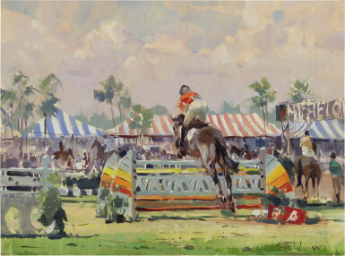 View full screen - View 1 of Lot 29. PETER WILLIAMS | HORSE JUMPING.