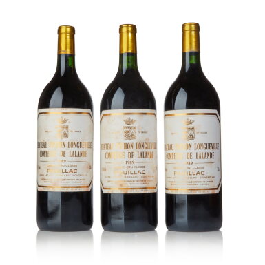 View full screen - View 1 of Lot 154. Château Pichon Longueville, Lalande 1989 (6 MAG).