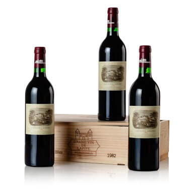 View full screen - View 1 of Lot 38. Château Lafite 1982 (3 BT).