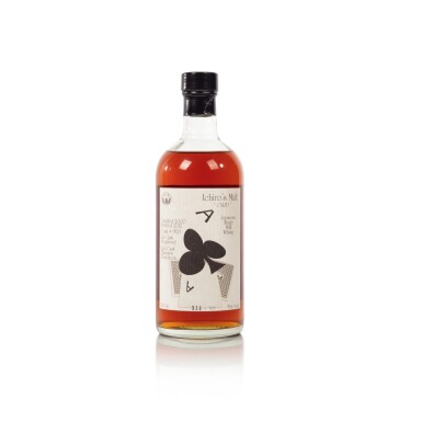 View full screen - View 1 of Lot 10. Hanyu Ichiro's Malt Card Series Ace of Clubs 59.4 abv 2000 (1 BT70).