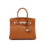 Gold Togo Birkin 30 Palladium Hardware, 2022