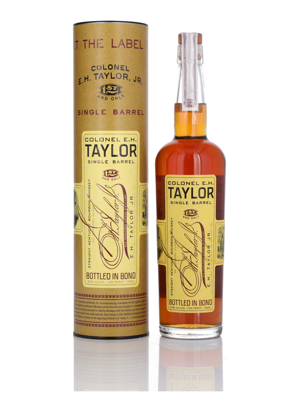 View full screen - View 1 of Lot 163. Colonel E.H. Taylor Single Barrel 100 proof NV (1 BT 75cl).