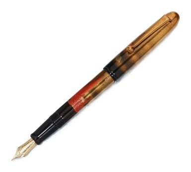 View full screen - View 1 of Lot 26. NAMIKI | A LIMITED EDITION HAND PAINTED GOLD FISH FOUNTAIN PEN, CIRCA 2002.
