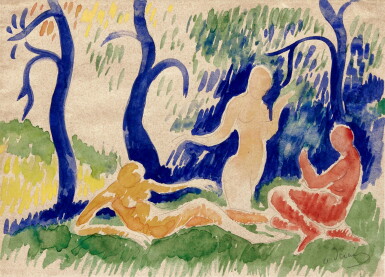 View full screen - View 1 of Lot 21. Les Baigneuses.